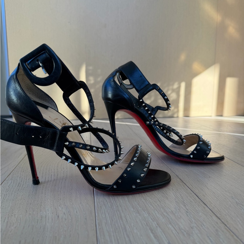Christian Louboutin Choca Spikes 100 - Picture 2 of 5